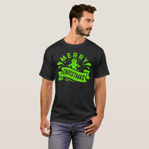 Camiseta MERRISTMAS - Pão de pão engraçado engraçado