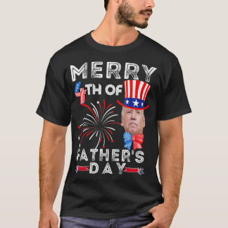 Camiseta Merry 4th Of Father's Day 4th of July 