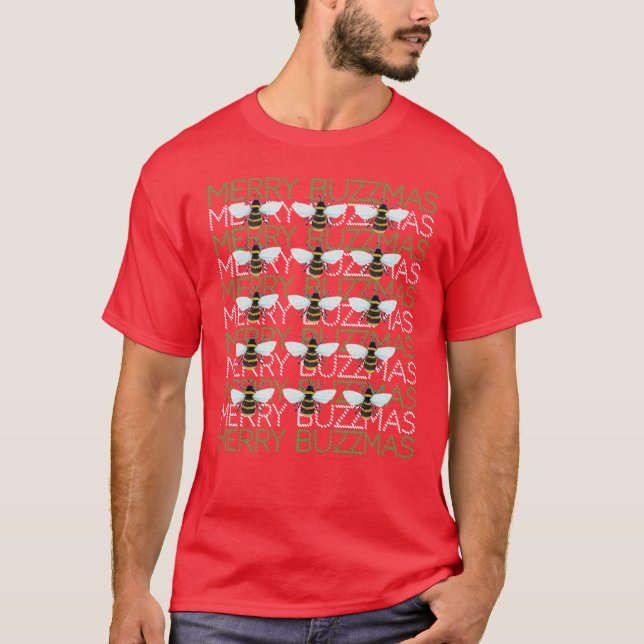 Camiseta Merry Buzzmas T-shirt  (Frente)