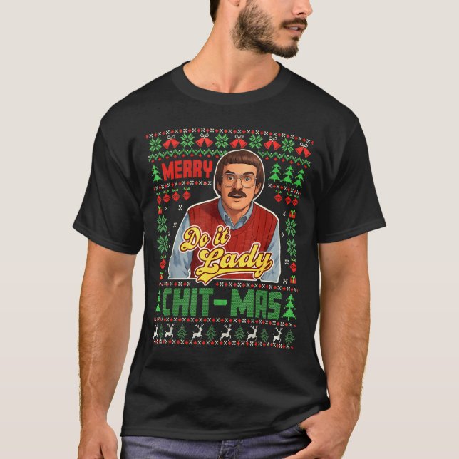 Camiseta Merry Chit-mas  (Frente)