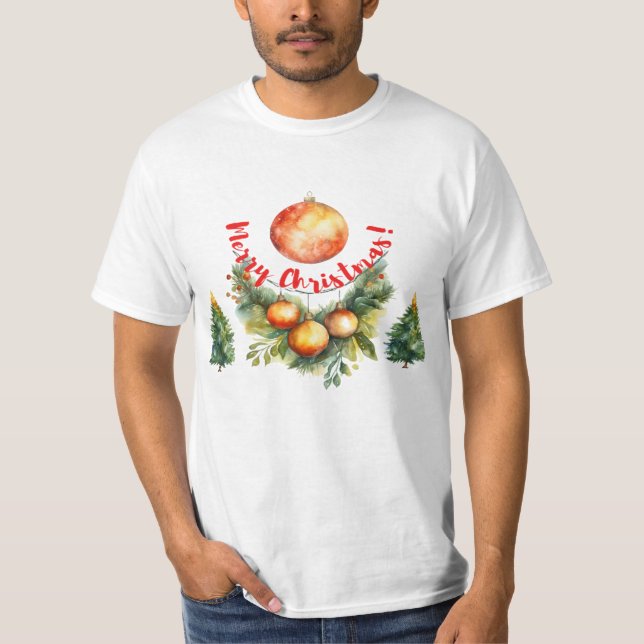 Camiseta Merry Chrismas (Frente)