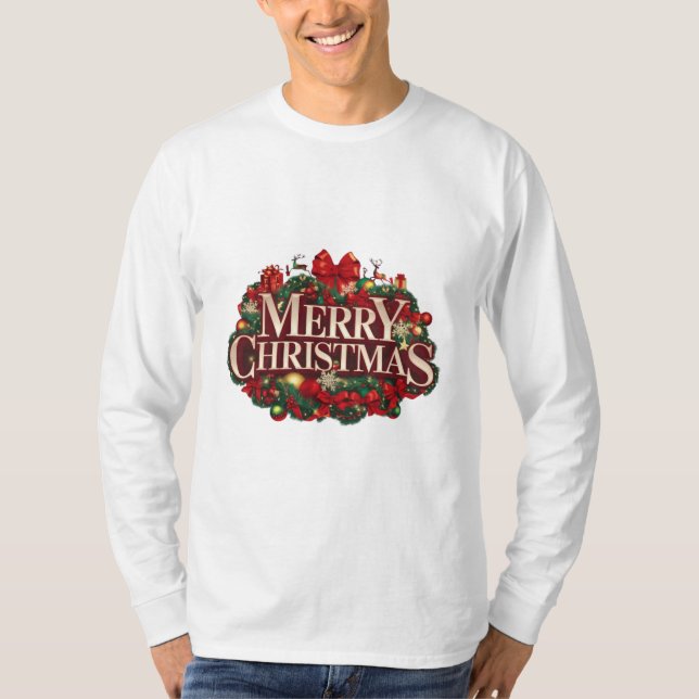 Camiseta Merry Christmas (Frente)