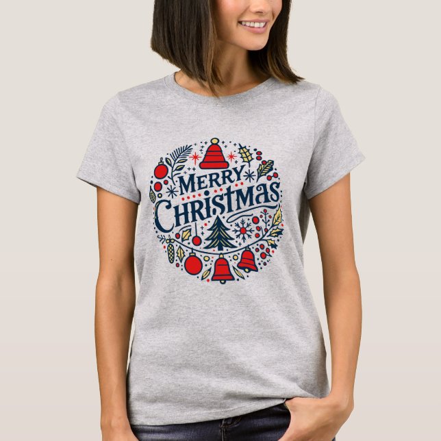 Camiseta Merry Christmas 3 (Frente)