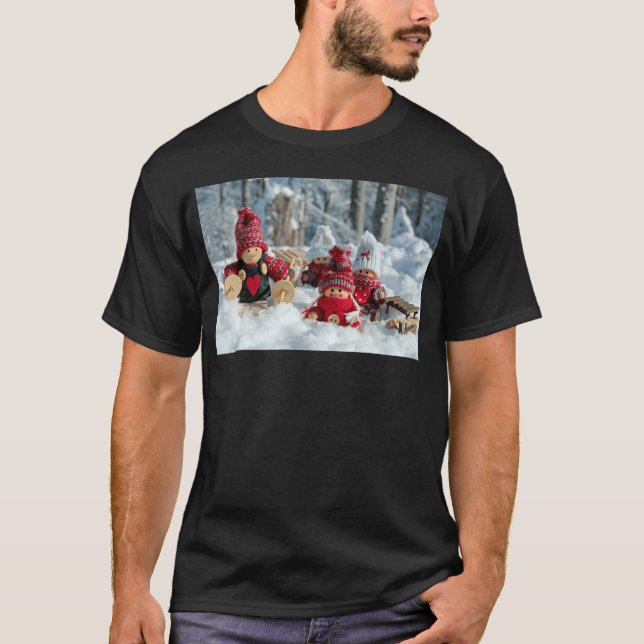 Camiseta MERRY CHRISTMAS amigo rapaz (Frente)