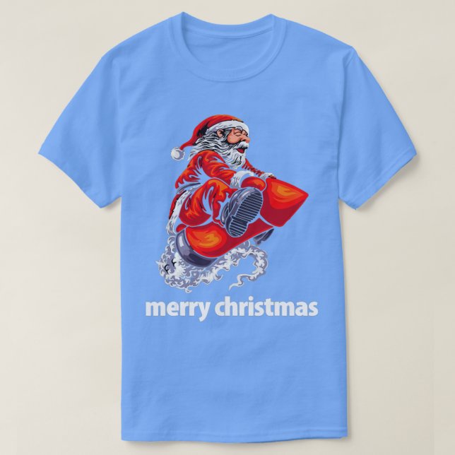 Camiseta Merry Christmas And Happy New Year Humor Santa Cla (Frente do Design)