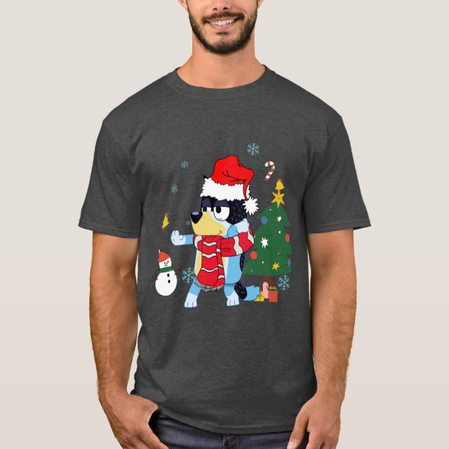 Camiseta Merry Christmas Bandit Dad gift retro friend (Frente)