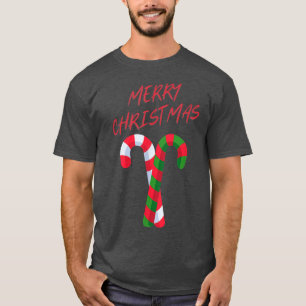 Camiseta Merry Christmas Candy Cane 758