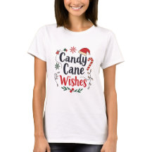 Merry Christmas Candy Cane Tee