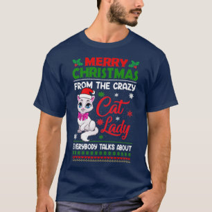 CAMISETA MERRY CHRISTMAS DA LOJA DE GATO LOUCO DE TODOS