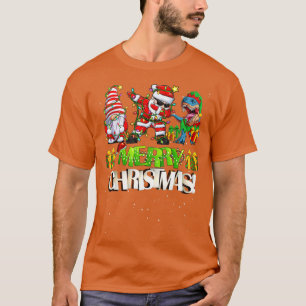 Camiseta Merry Christmas Dabbing Santa Gnomes Christmas Din
