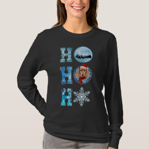 Camiseta Merry Christmas Dachshund Snow Merry Christmas Orn