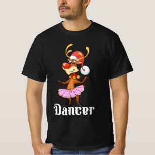 Camiseta Merry Christmas Dancing Reindeer Cute Deer Dancer