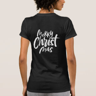 Camiseta Merry CHRISTmas deixando Jesus Cristo cristão