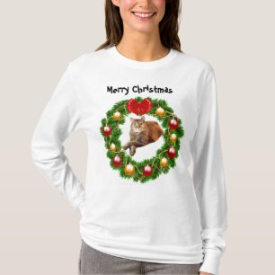 Camiseta MERRY CHRISTMAS DO T-Shirt CAT