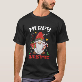 Camiseta Merry Christmas Gnome Family Matching Christmas Me