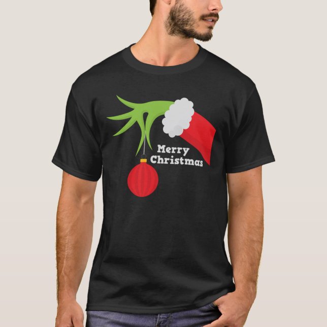Camiseta merry christmas grinch Classic T-Shirt1 (Frente)