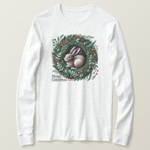 Camiseta Merry Christmas Hare