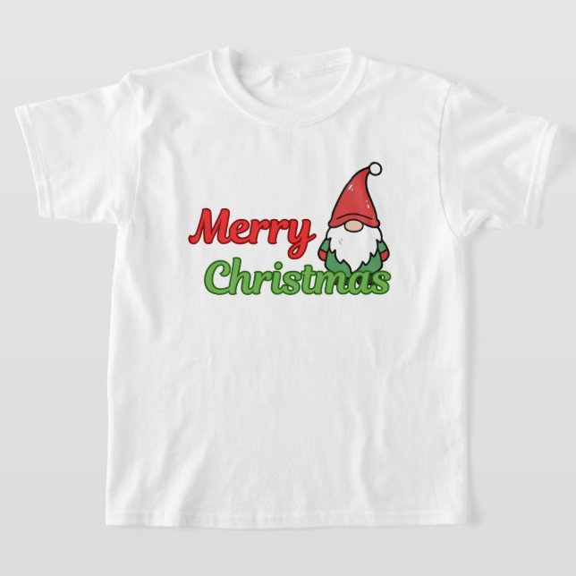 Camiseta "Merry Christmas" kid's holiday  (Postura )