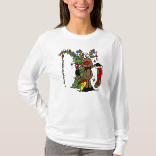 Camiseta Merry Christmas Reindeer