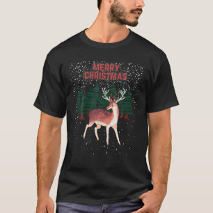 Camiseta Merry Christmas Reindeer Rudolph Tangolph