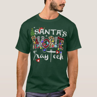 Camiseta Merry Christmas Santas Favorite Xray Tech Xmas Lig
