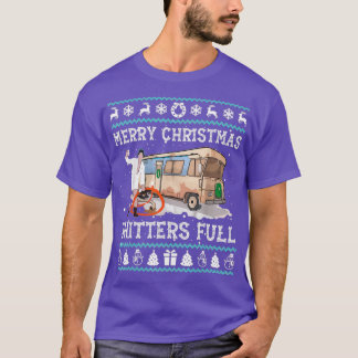 Camiseta Merry Christmas Shitters Full Ugly Sweater