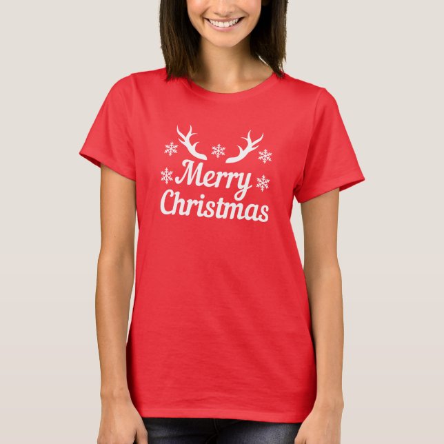 Camiseta Merry Christmas T-Shirt (Frente)