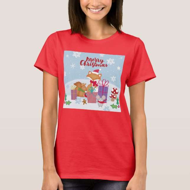 Camiseta Merry Christmas T-Shirt (Frente)