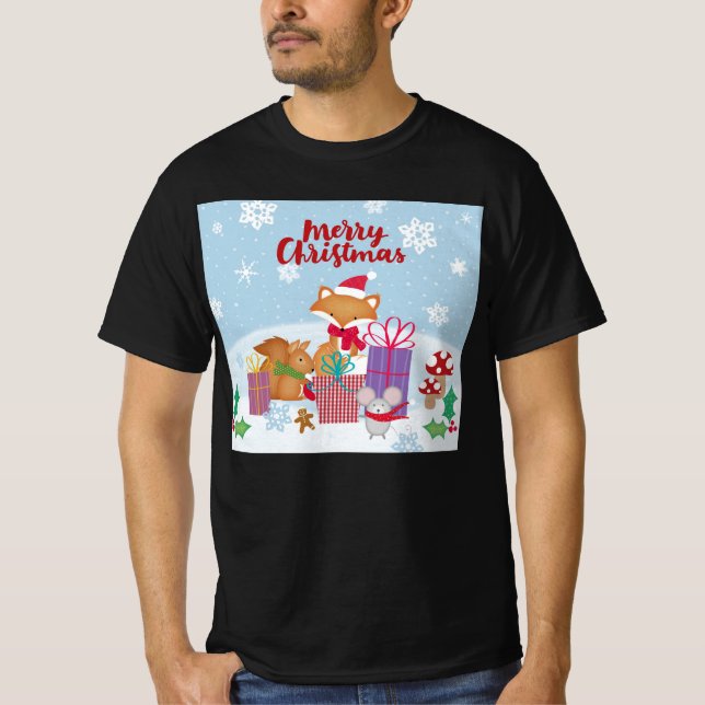 Camiseta Merry Christmas T-Shirt (Frente)