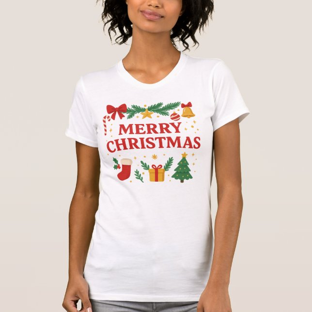 Camiseta Merry Christmas T-Shirt (Frente)