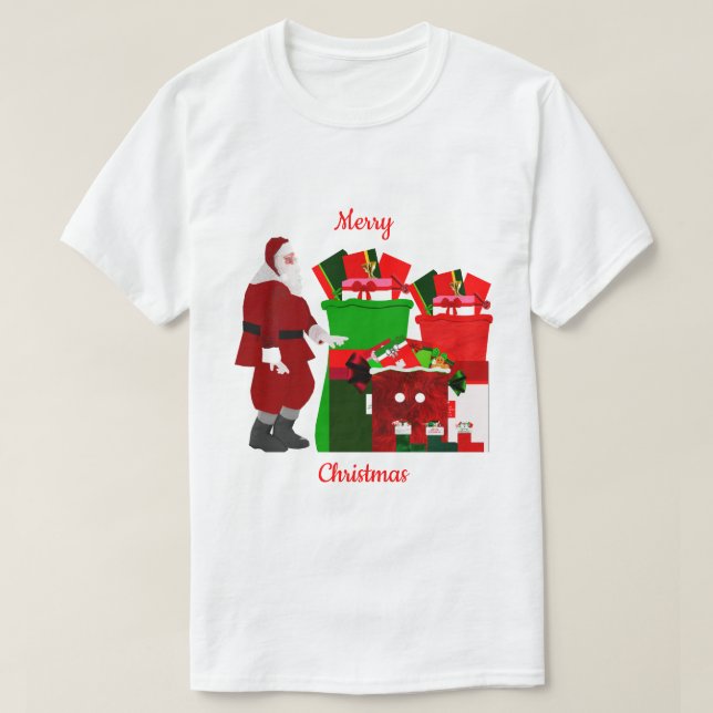 Camiseta Merry Christmas Unisex T-Shirt (Frente do Design)