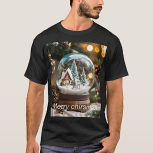 Camiseta Merry Christmas Watercolor T-Shirt - Whimsical