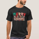 Camiseta Merry Christmas Ya'll Santa Retro Skeleton Hands<br><div class="desc">Merry Christmas Yall Santa Retro Skeleton Hands</div>