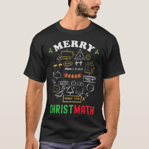 Camiseta Merry Christmath Math Merry Christmas Math cowboy