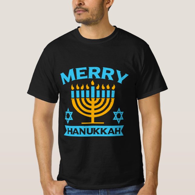 Camiseta Merry Hanukkah (Frente)