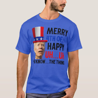 Camiseta Merry Happy 4th Of You Know