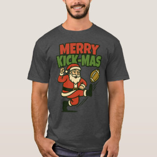 Camiseta Merry Kick-Mas Funny Christmas Football