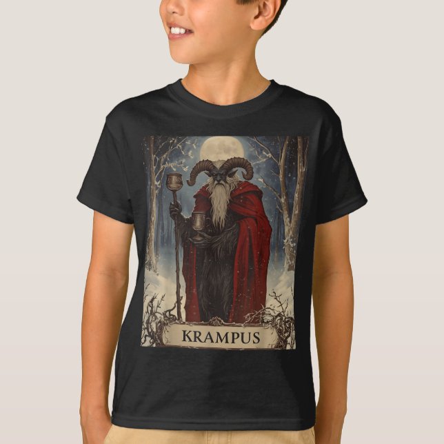 Camiseta Merry Krampus Pajama Funny Christmas Horror Ugly S (Frente)