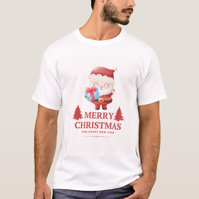 Camiseta Merry natal T-Shirt (Frente)
