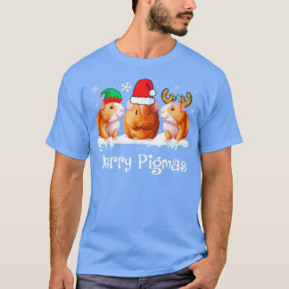 Camiseta Merry Pigmas Funny Guinea Pig Christmas Xmas 