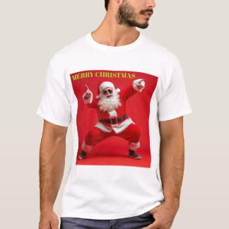 Camiseta Merry Swagger Santa – Bold Christmas Vibes