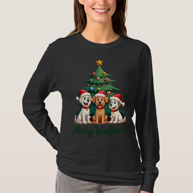 Camiseta Merry Woofmas (2) (Frente)