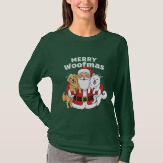 Camiseta Merry Woofmas Christmas