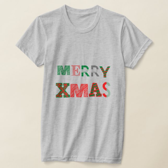 Camiseta Merry Xmas Women Cinza (Postura )