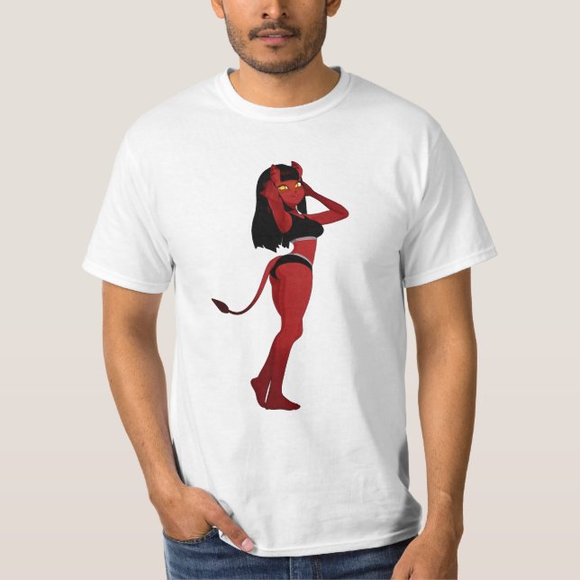 Camiseta Meru, o fofo succubus (Frente)