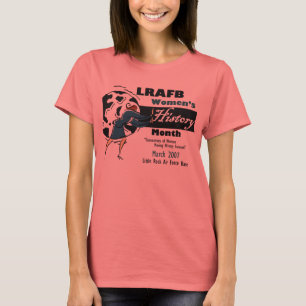 Camiseta Mês 2007 da história das mulheres de LRAFB
