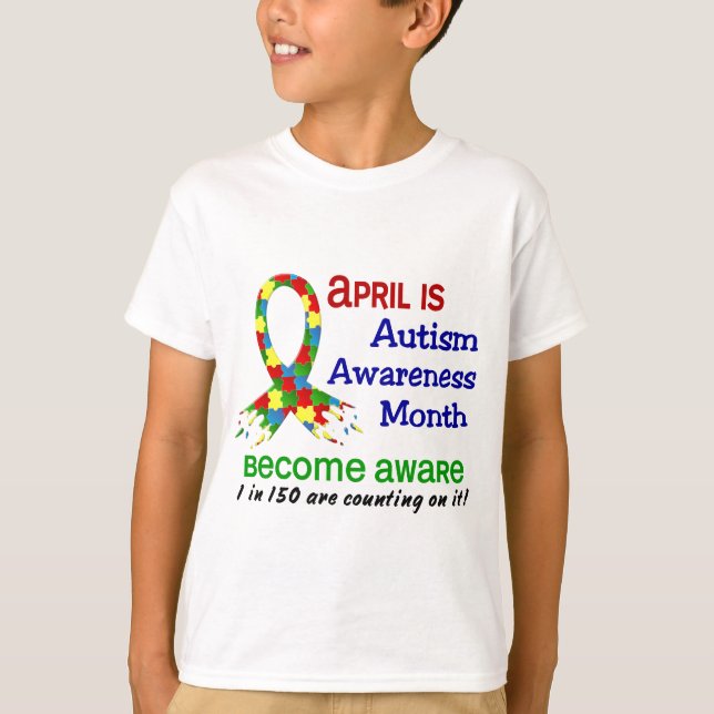 CAMISETA MÊS ABRIL DA CONSCIÊNCIA DO AUTISMO (Frente)