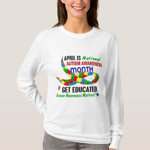 CAMISETA MÊS ABRIL DA CONSCIÊNCIA DO AUTISMO