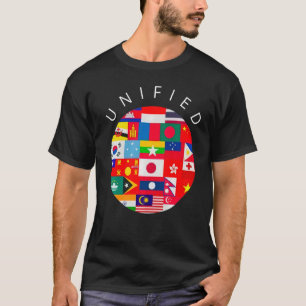 Camiseta Mês Asiático de Apoio Unificado da Aapi Comunidade