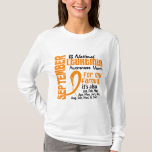 Camiseta Mês da consciência da leucemia